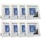 8 Pack: White 5" x 5" Gallery Frame with Double Mat by Studio Décor®